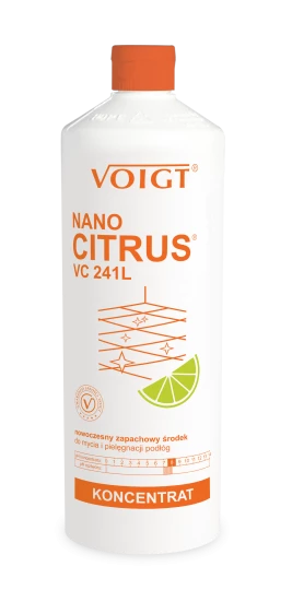 Nowoczesny zapachowy środek do mycia i pielęgnacji podłóg - NANO CITRUS VC241L - Profesjonalne środki utrzymania czystości - Salon, dom