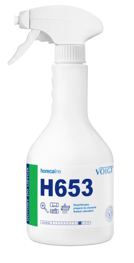 Dezynfekcyjny preparat do usuwania tłustych zabrudzeń - H653 - Gruntowne czyszczenie - horecaline