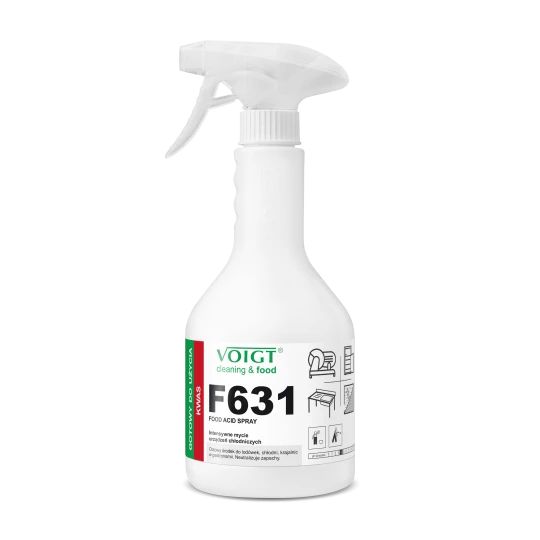 Intensywne mycie urządzeń chłodniczych - F631 FOOD ACID SPRAY - cleaning - Gruntowne czyszczenie