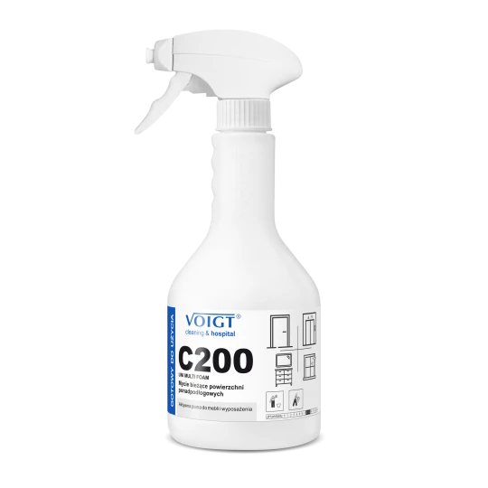 Mycie bieżące powierzchni ponadpodłogowych - C200 UNI MULTI FOAM - cleaning - Powierzchnie ponadpodłogowe