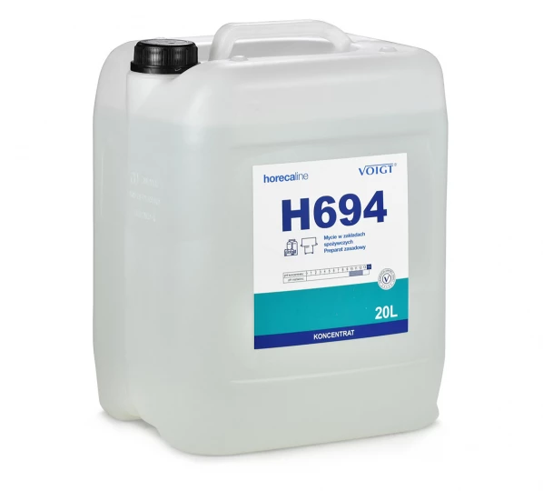 Mycie w zakładach spożywczych. Preparat zasadowy - H694 - horecaline - Zmywarki przemysłowe