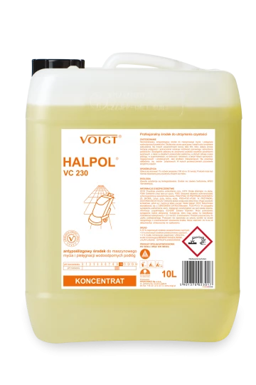 Antypoślizgowy środek do maszynowego mycia i pielęgnacji wodoodpornych podłóg - HALPOL VC230 - Produkty specjalistyczne - Profesjonalne środki utrzymania czystości