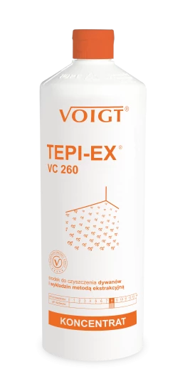 Środek do czyszczenia dywanów i wykładzin metodą ekstrakcyjną - TEPI-EX VC260 - Profesjonalne środki utrzymania czystości