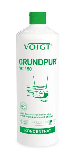 Środek do gruntownego mycia silnie zabrudzonych powierzchni, stripper - GRUNDPUR VC150 - Produkty specjalistyczne - Profesjonalne środki utrzymania czystości