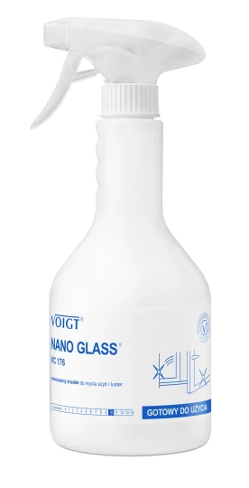 Nowoczesny środek do mycia szyb i luster - NANO GLASS VC176 - Profesjonalne środki utrzymania czystości - Szyby, lustra, przeszklenia