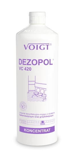 Preparat dezynfekcyjno-myjący o działaniu bakteriobójczym oraz grzybobójczym - DEZOPOL VC420 - Dezynfekcja - Profesjonalne środki utrzymania czystości