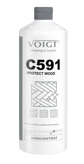 Zabezpieczanie podłóg drewnianych - C591 PROTECT WOOD - cleaning & hospital - Nabłyszczanie