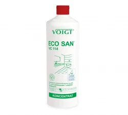 Profesjonalne środki utrzymania czystości - Łazienka - ECO SAN VC 114 - Ekologiczny skoncentrowany środek do mycia pomieszczeń i urządzeń sanitarnych
