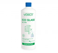 Profesjonalne środki utrzymania czystości - Szyby, lustra, przeszklenia - ECO GLASS VC 174 - Ekologiczny skoncentrowany środek  do mycia szyb i luster