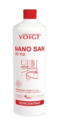Dezynfekcja - Profesjonalne środki utrzymania czystości - Łazienka - NANO SAN VC 112 - Myjąco-dezynfekcyjny środek do mycia pomieszczeń i urządzeń sanitarnych